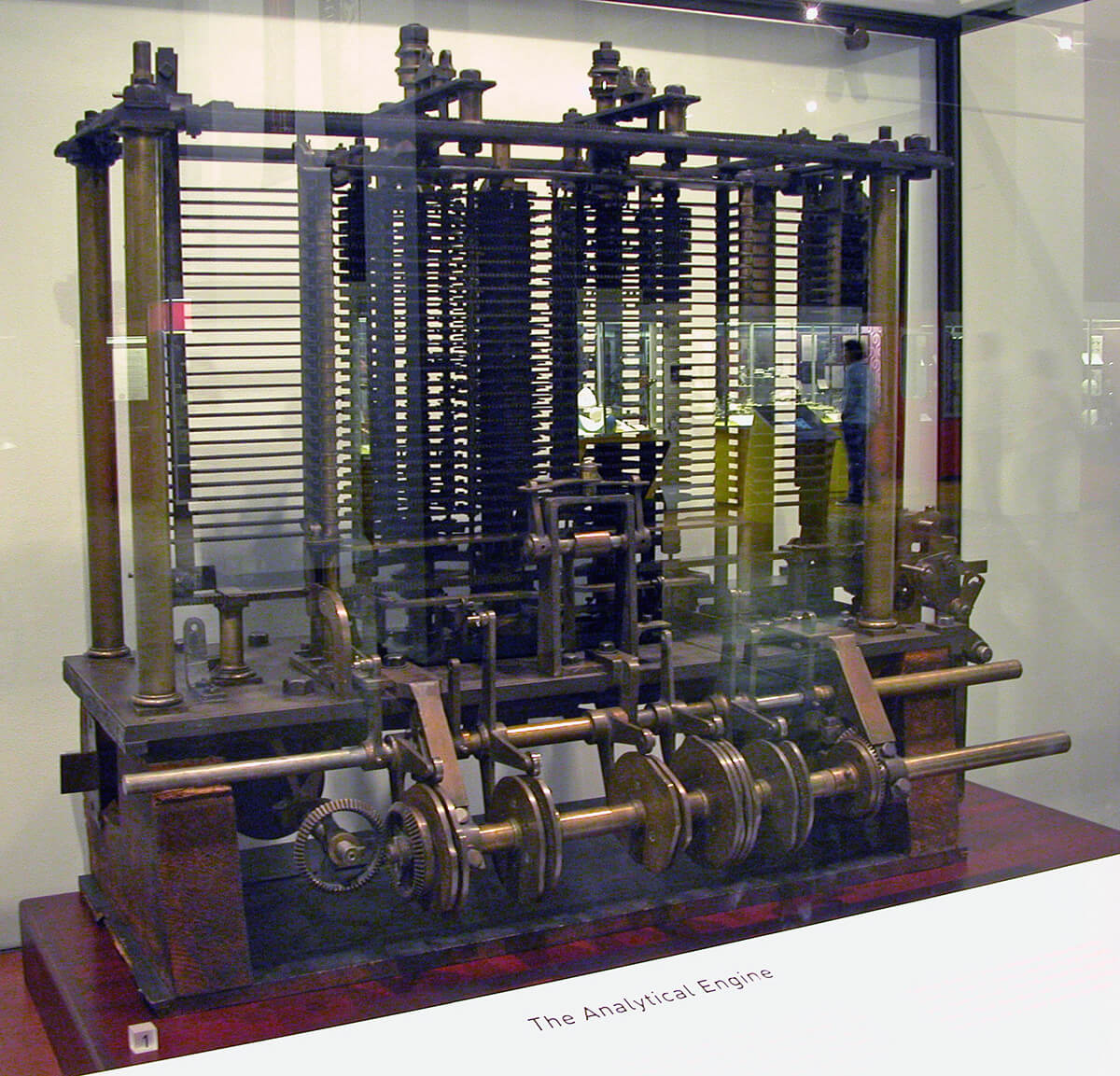 Reconstruction of Babbage's Analytical Engine, the first general-purpose programmable computer (image courtesy www.wikipedia.com)