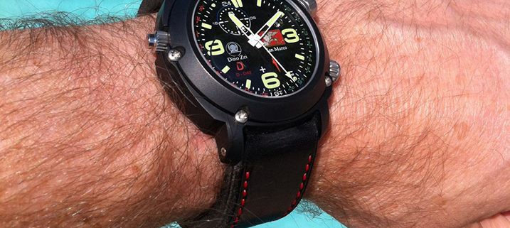 Eric Singer's Anonimo San Marco on the wrist
