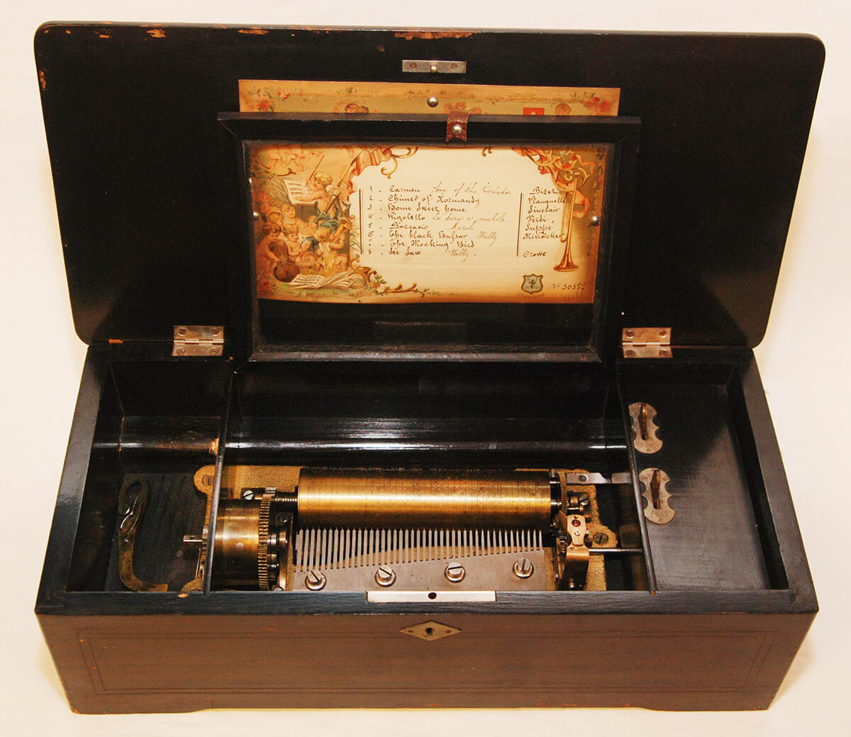 A traditional music box