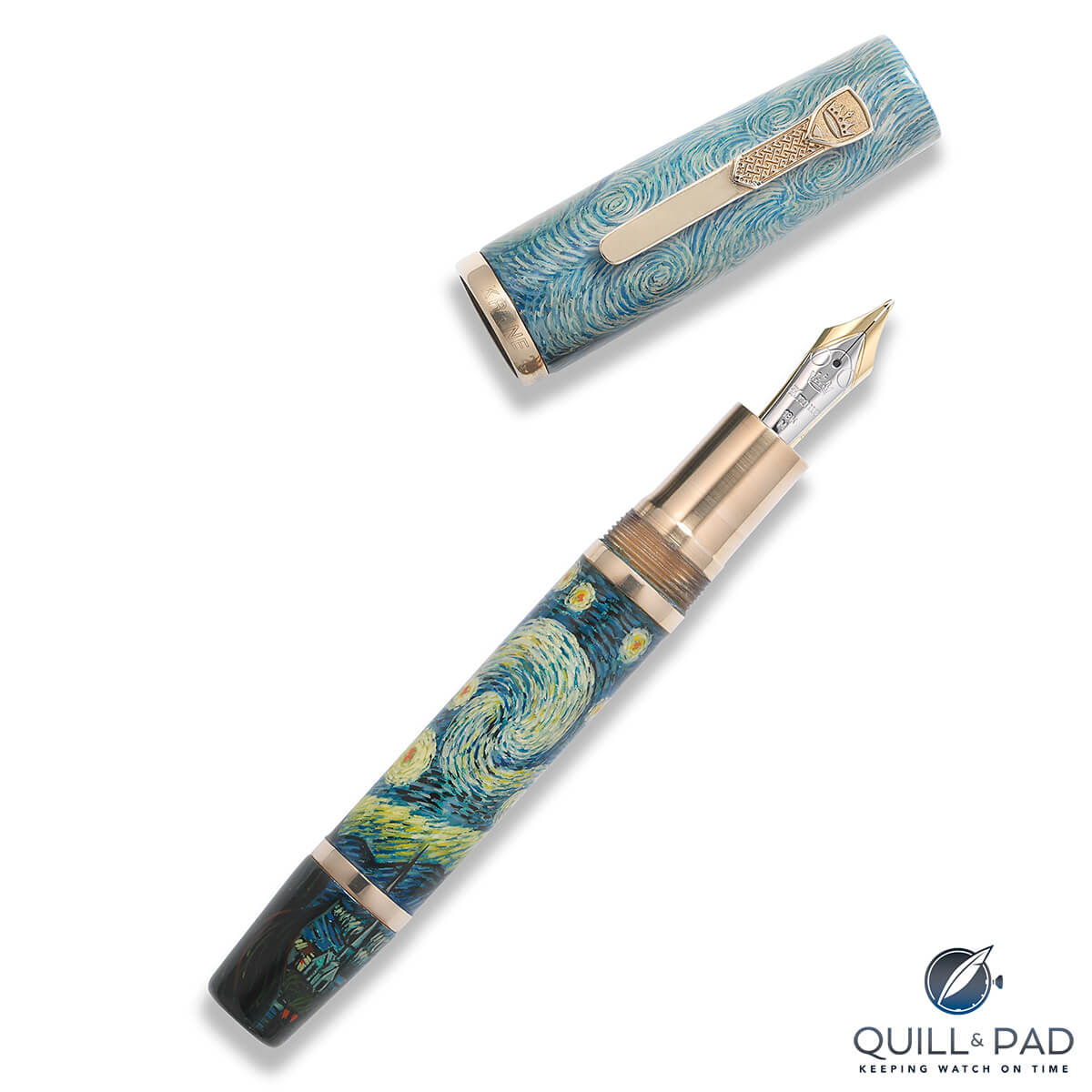 Krone limited edition fountain pen commemorating Vincent Van Gogh