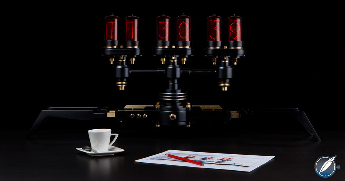 The perfect desk clock? Nixie Machine for MB&F by Frank Buchwald