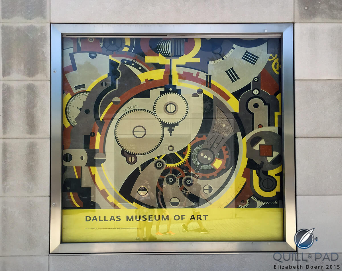 The ‘Watch’ painting by American artist Gerald Murphy at the Dallas Museum of Fine Art