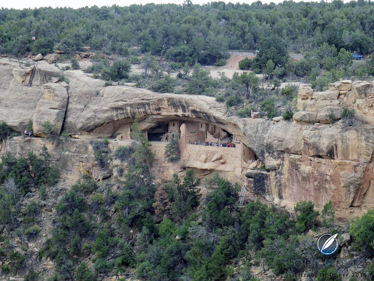 Balcony House in Mesa Verde National Park, Colorado: this is one of the rare cliff dwellings that faces eastward instead of south for purposes of astronomy