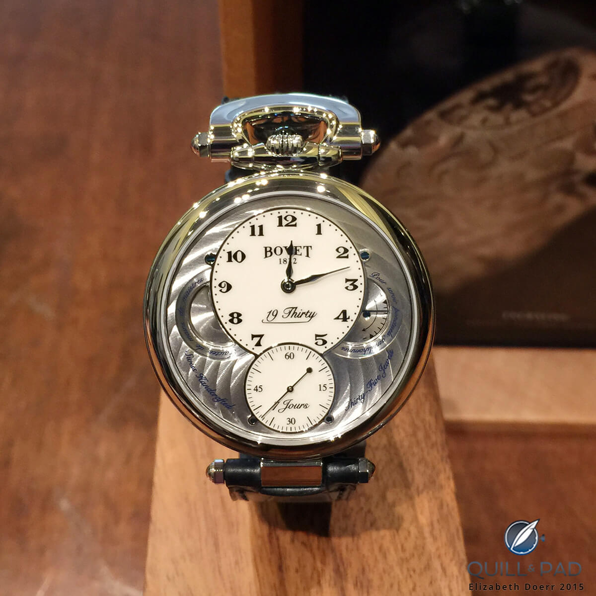 Bovet 19Thirty with ivory-colored dials