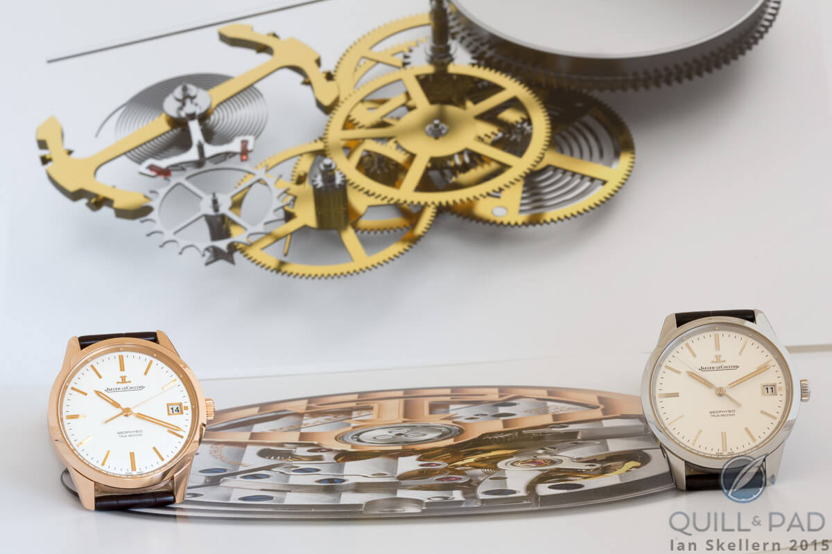 Jaeger-LeCoultre Geophysic True Second in pink gold and steel