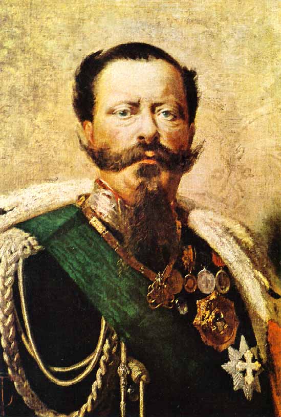Portrait of Vittorio Emanuele II, the father of modern Italy and previous owner of Döttling’s Morosini safe