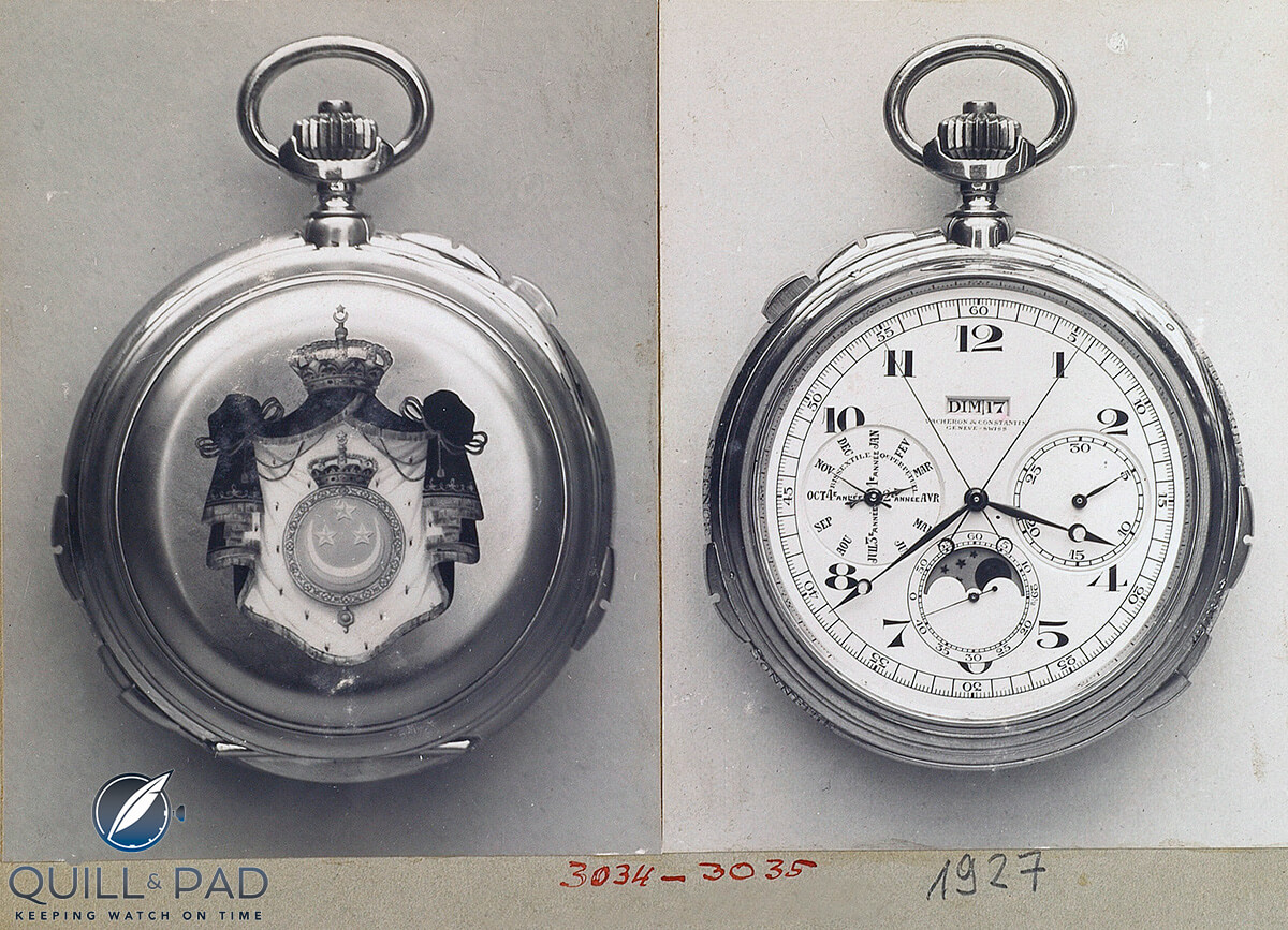 Vacheron Constantin’s third most complicated pocket watch in history: the King Fouad I