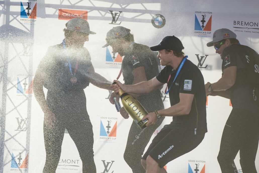 Artemis Racing won the America's Cup challenger event in Bermuda! (courtesy Sander van der Borch / Artemis Racing Photos)