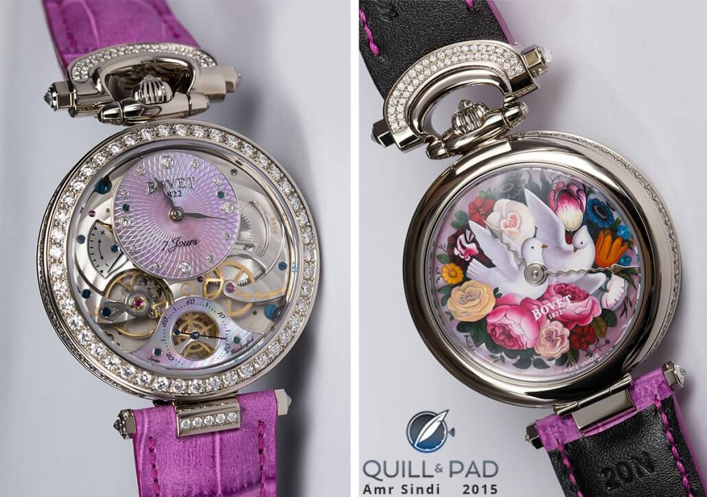 The two faces of the Bovet Amadeo Fleurier 39 Lady Bovet for Only Watch 2015