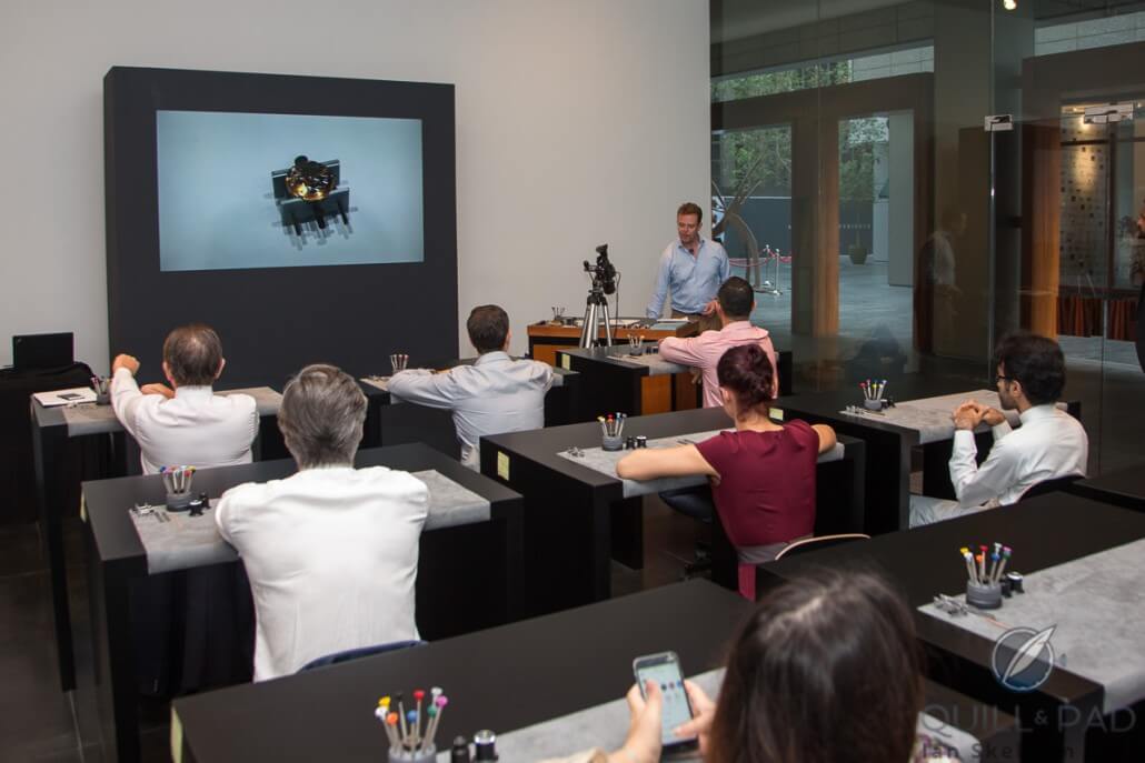 Watchmaking master class with Peter Speake-Marin at Dubai Watch Week