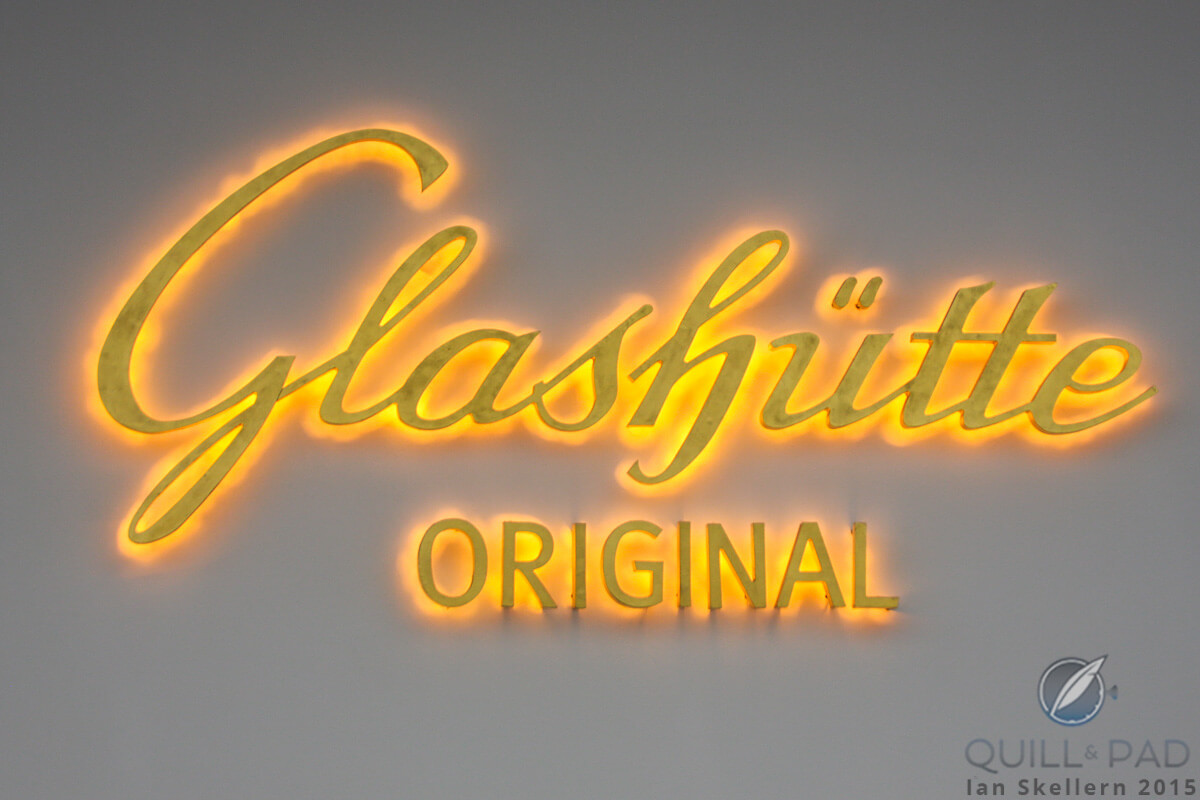 Glashütte Original’s logo is rooted in a name for a line of watches from the brand’s days as VEB Glashütter Uhrenbetrieb (GUB) during the era of the German Democratic Republic (East Germany)