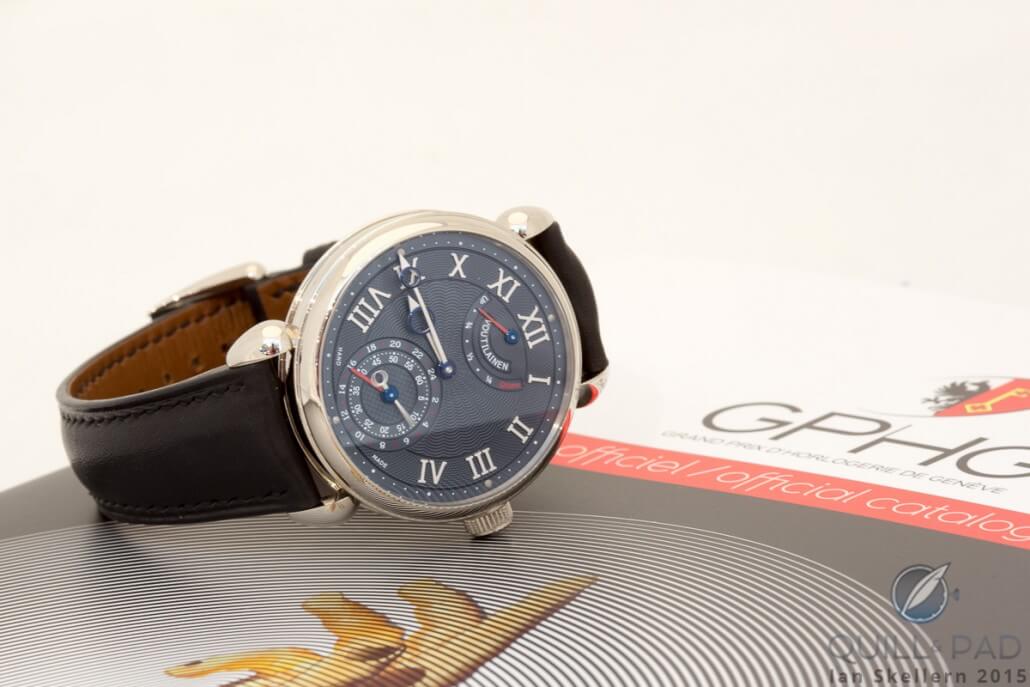 The Voutilainen GMR, best Men's watch at the 2015 Grand Prix d’Horlogerie de Genève