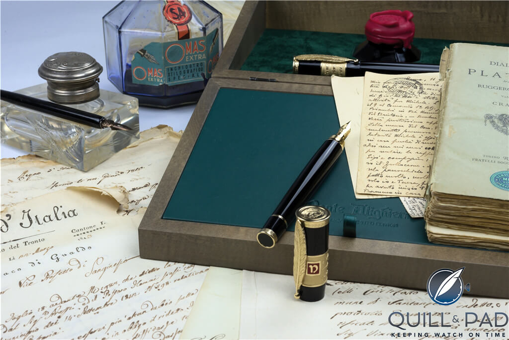 The OMAS Dante Alighieri is inspired by one of Italy's most influential writers