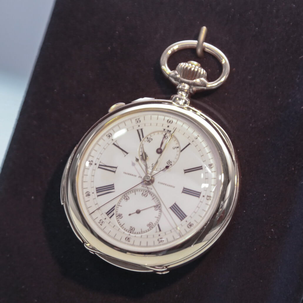 Vacheron Constantin split-seconds chronograph with minute counter and minute repeater from 1895