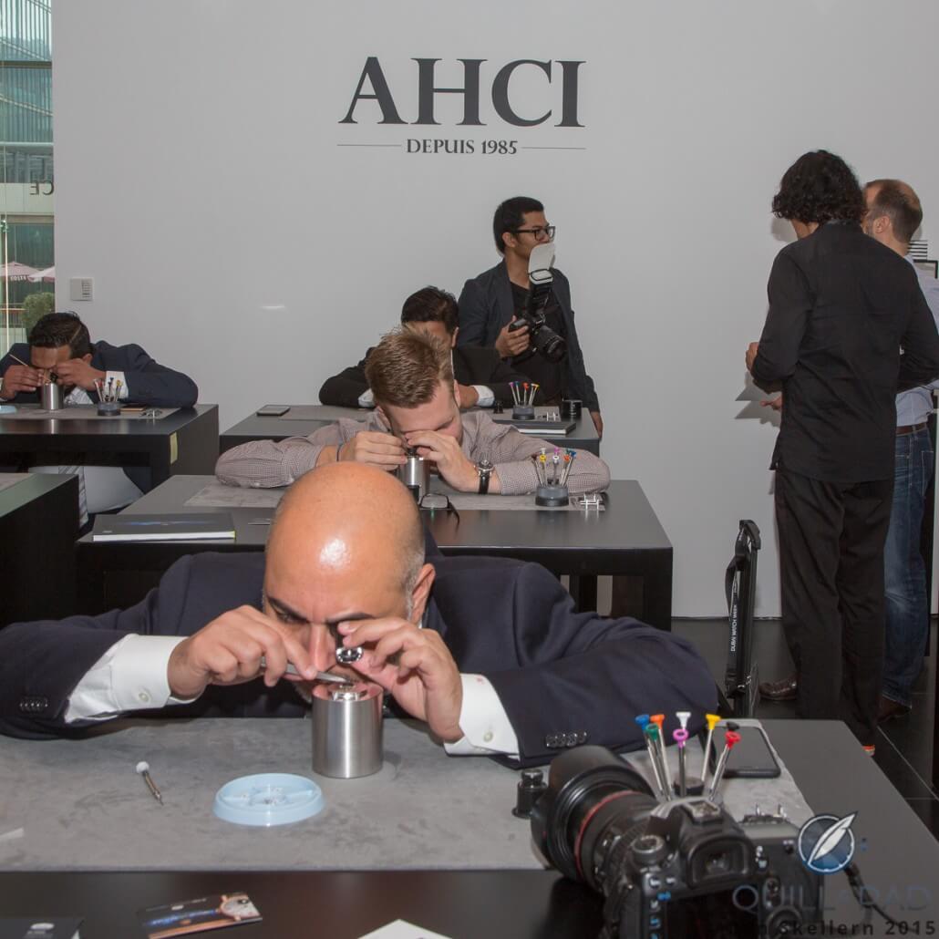 The introductory watchmaker courses were very popular during Dubai Watch Week