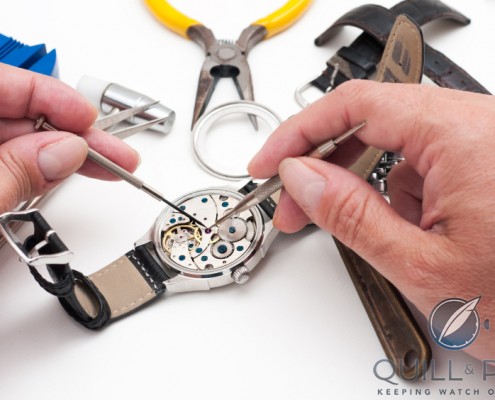 The NAWCC (National Association of Watch & Clock Collectors) in Pennsylvania runs regular courses on how to service a watch