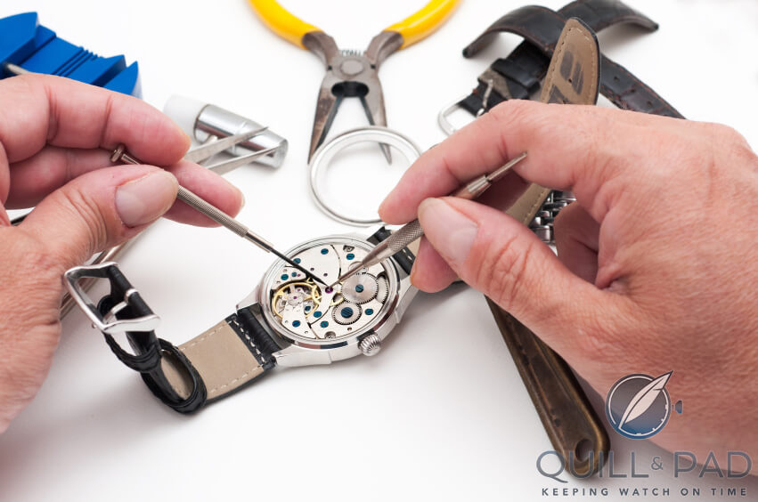 Here's Why You Should Learn To Service Your Own Watch - Quill & Pad