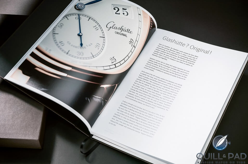 'Impressions,' a book of impressions on the Glashutte Original manufactory