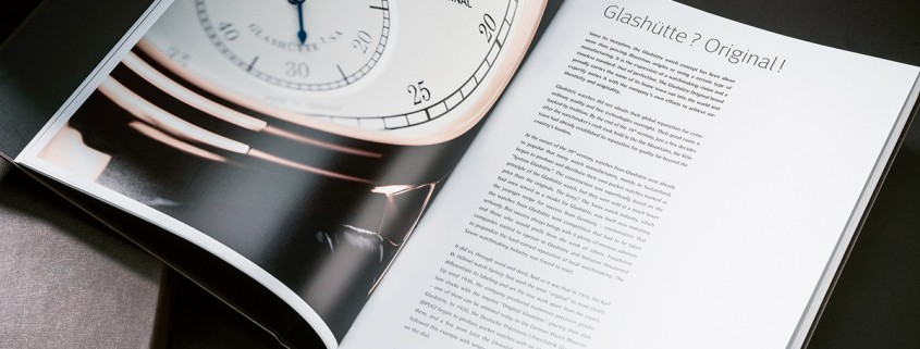 "Impressions", a of impressions about the Glashutte Original manufactory