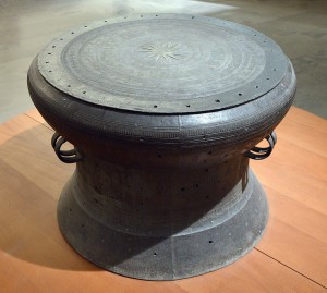 Bronze Dong Son drum believd to be over 2,500 years old