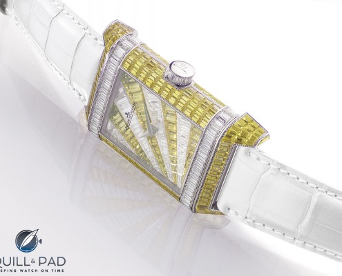 The Jaeger-LeCoultre Grande Reverso with impressive rock setting