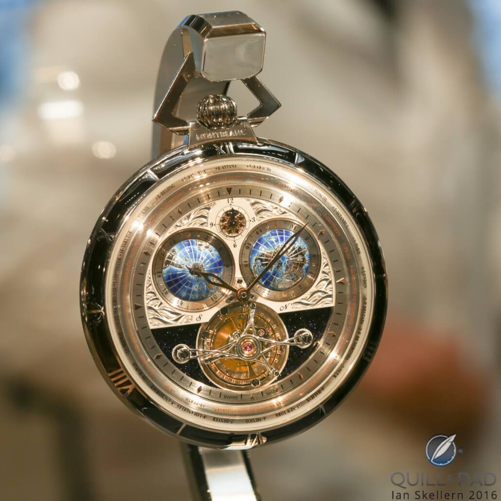 Montblanc 4810 Villeret Tourbillon Cylindrique Pocket Watch 110 Years Edition