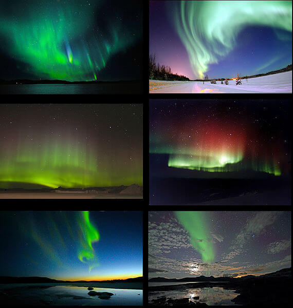 Sensational light displays created by the Aurora Borealis and Aurora Australis (photo courtesy Gaute Bruvik)