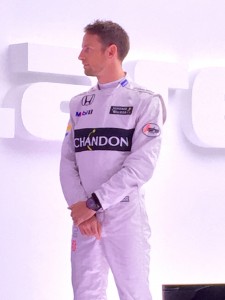 Formula 1 driver Jenson Button at the McLaren Technology Center in Woking