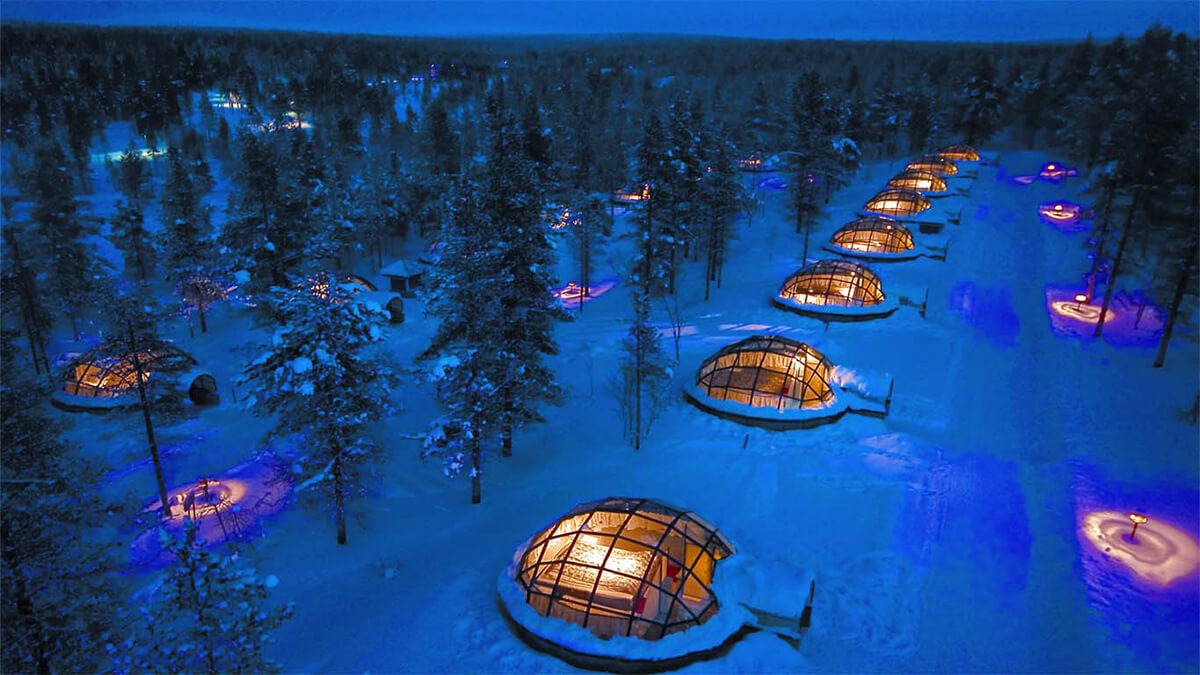 Kakslauttanen hotel in Finland