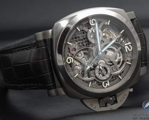 Panerai Lo Scienziato Luminor 1950 Tourbillon GMT Titanium