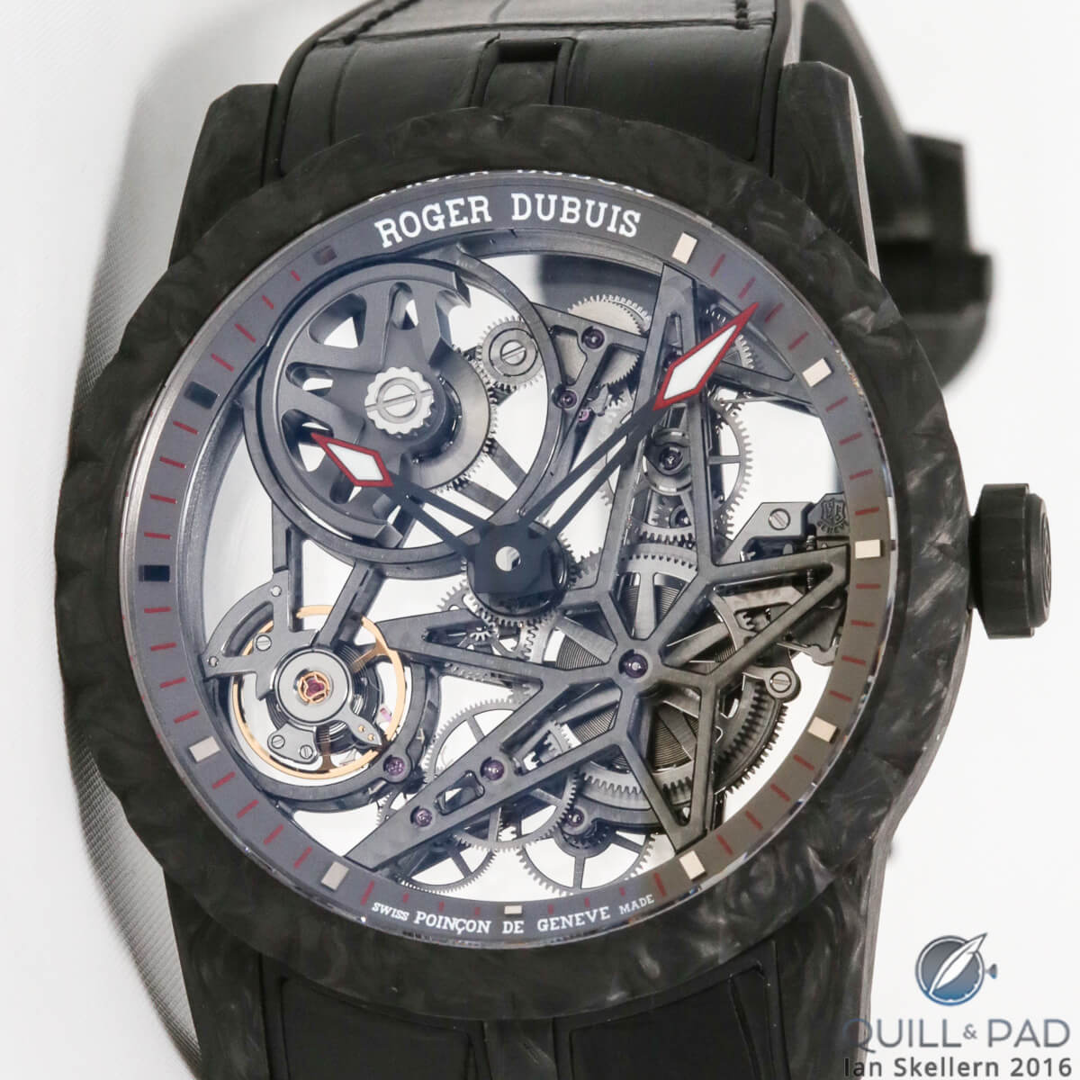 Excalibur Automatic Skeleton Carbon by Roger Dubuis with forged carbon fiber case