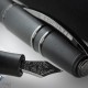 Visconti Homo Sapiens Dark Ages fountain pen with cap on and off