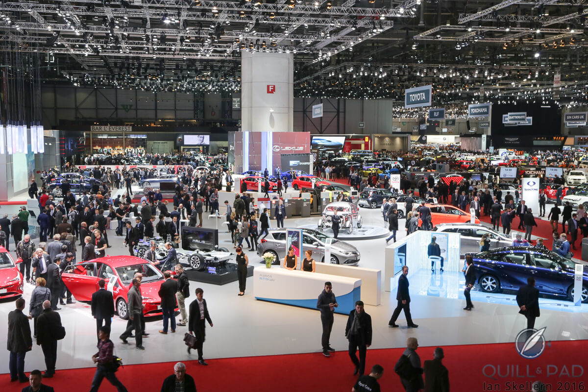 Press day (one of two) at the 2016 Geneva Motor Show