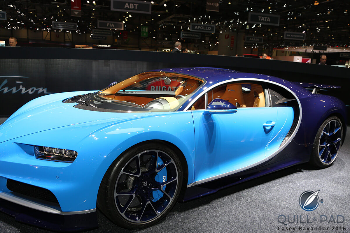 Bugatti Chiron at the 2016 Geneva Motor Show