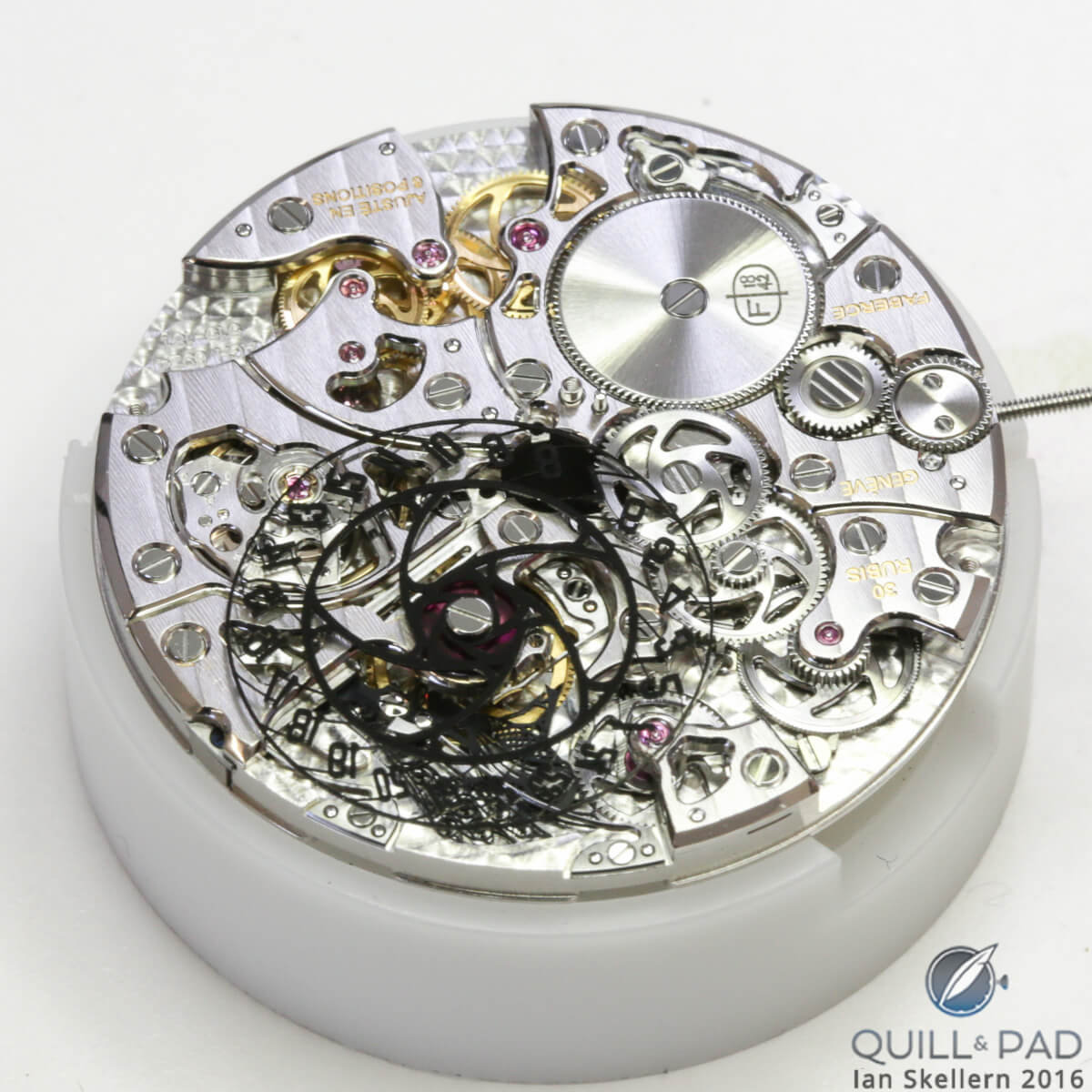 Back of the movement of the Fabergé Visionnaire DTZ