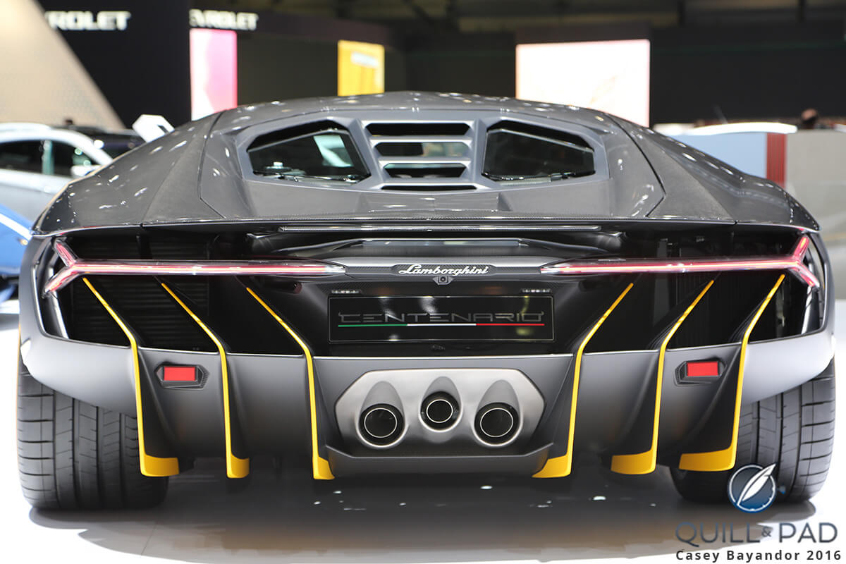 Lamborghini Centenario at the 2016 Geneva Motor Show