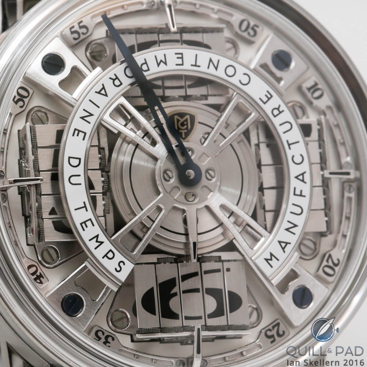 Close look dial side of the MCT Sequential S210