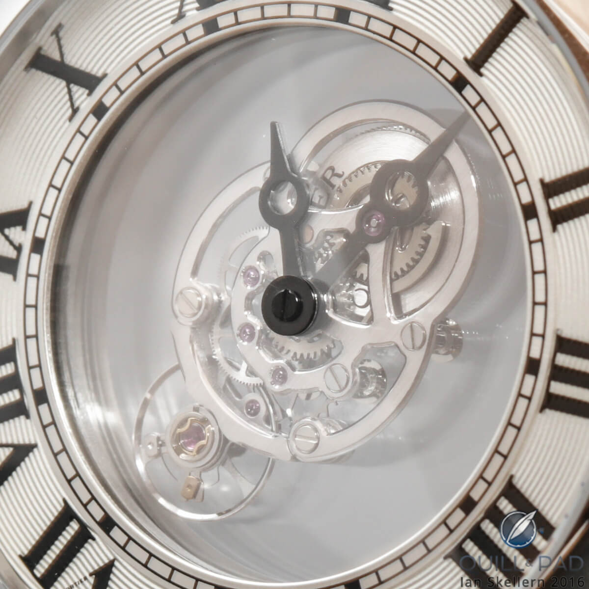 A close look dial side of the Cartier Rotonde de Cartier Astromystérieux