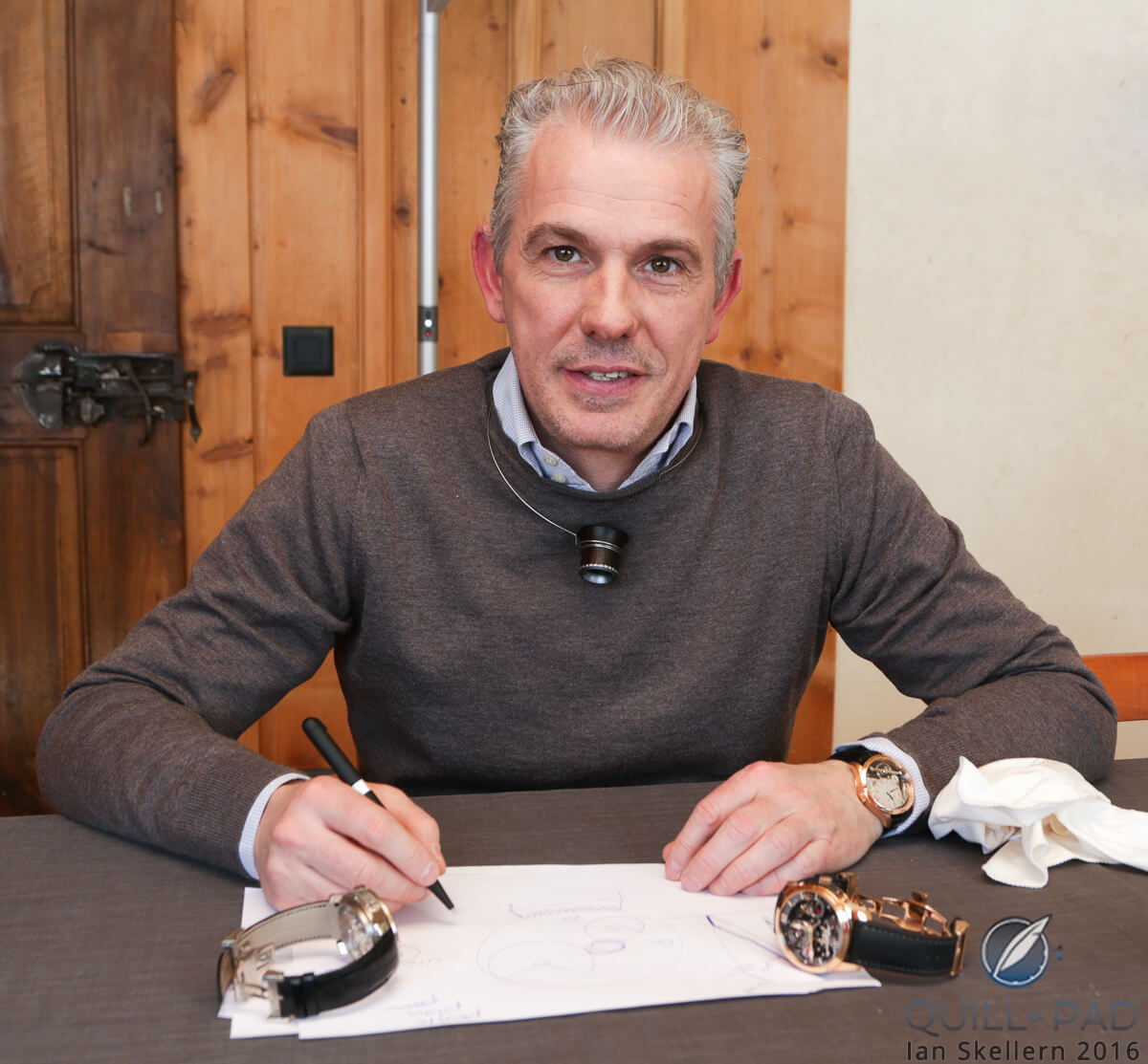 Didier Cretier, the man responsible for the Greubel Forsey Signature 1
