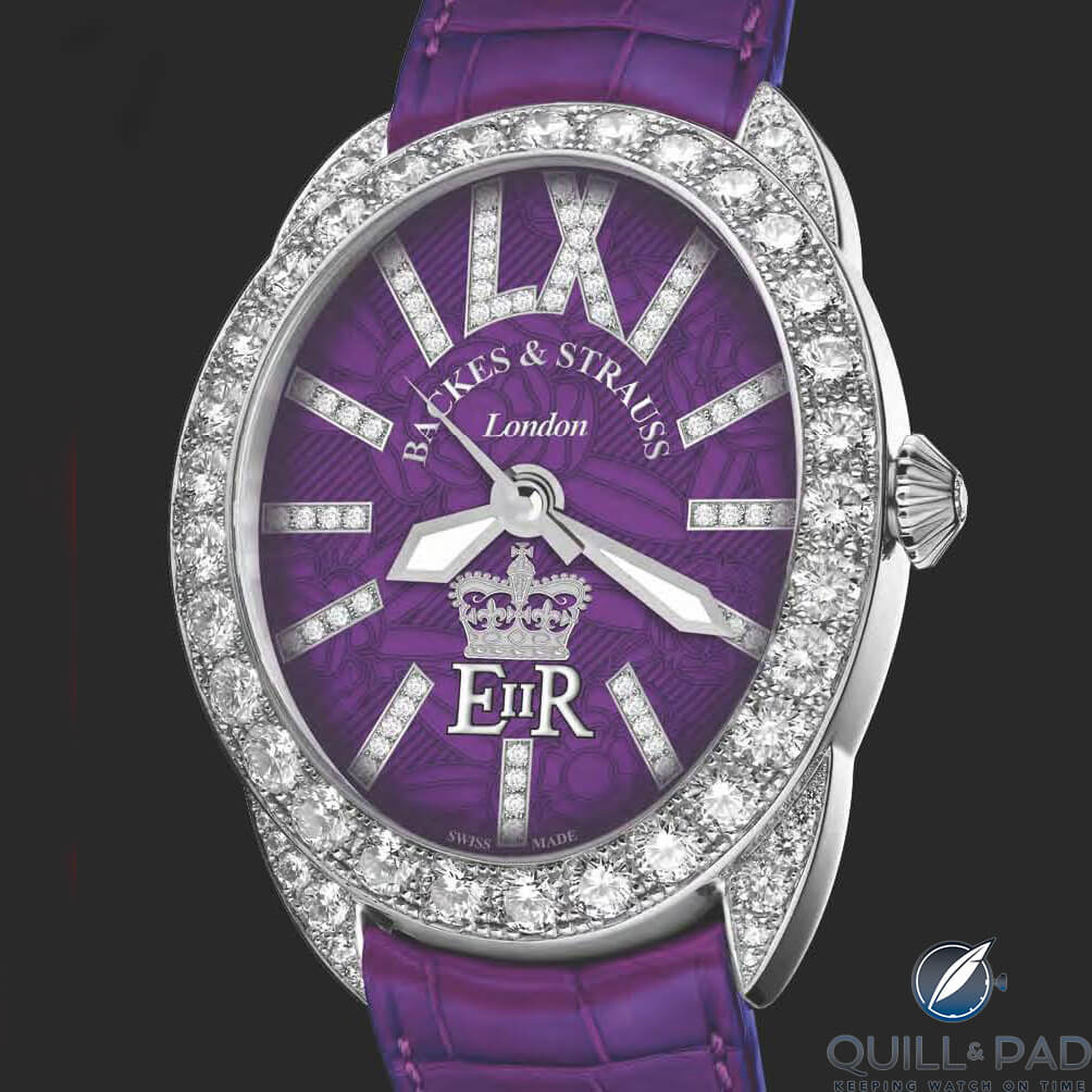 The Queen Elizabeth II Diamond Jubilee collection watch by Backes & Strauss