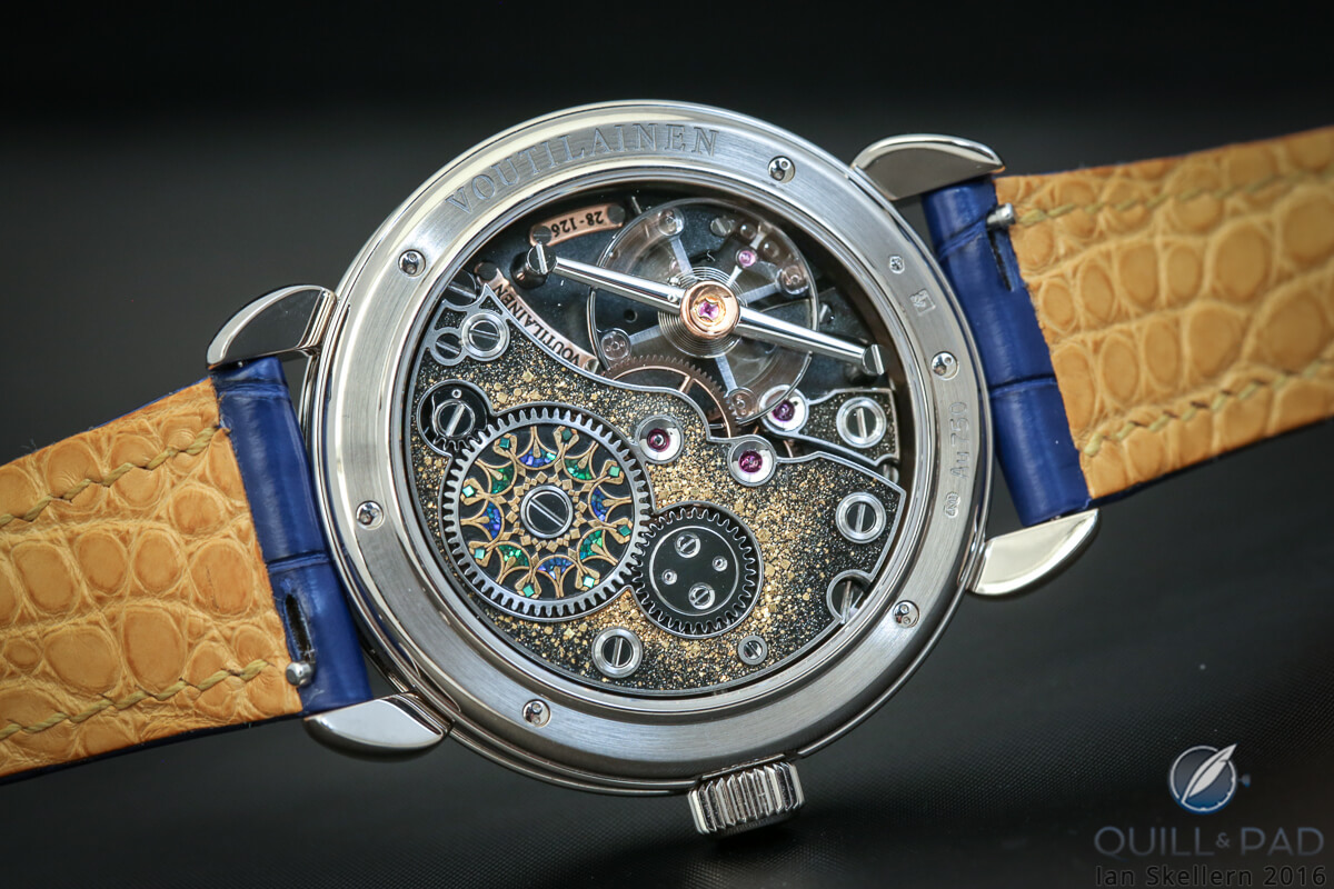 The movement of Kari Voutilainen's Kaen is as superlatively decorated as the dial