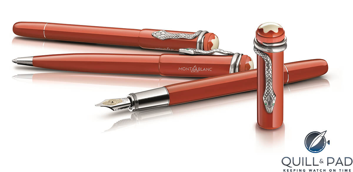 Montblanc Rouge & Noir coral collection