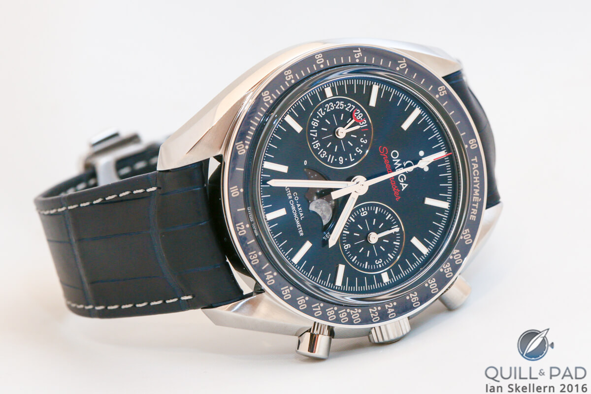Omega Speedmaster Co-Axial Master Chronometer in blue