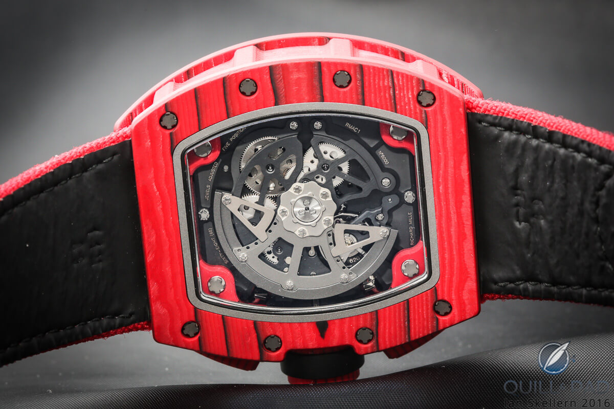 Surprising Use Of Quartz Richard Mille RM 011 Red TPT Quartz