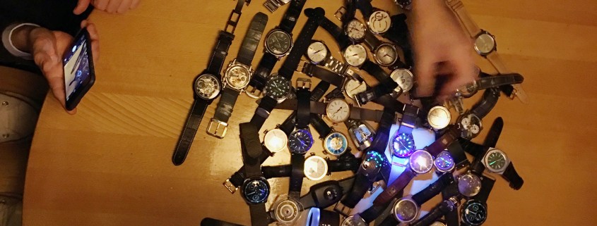 What a fantastic app, you just point a photo of watches at a table and they appear!