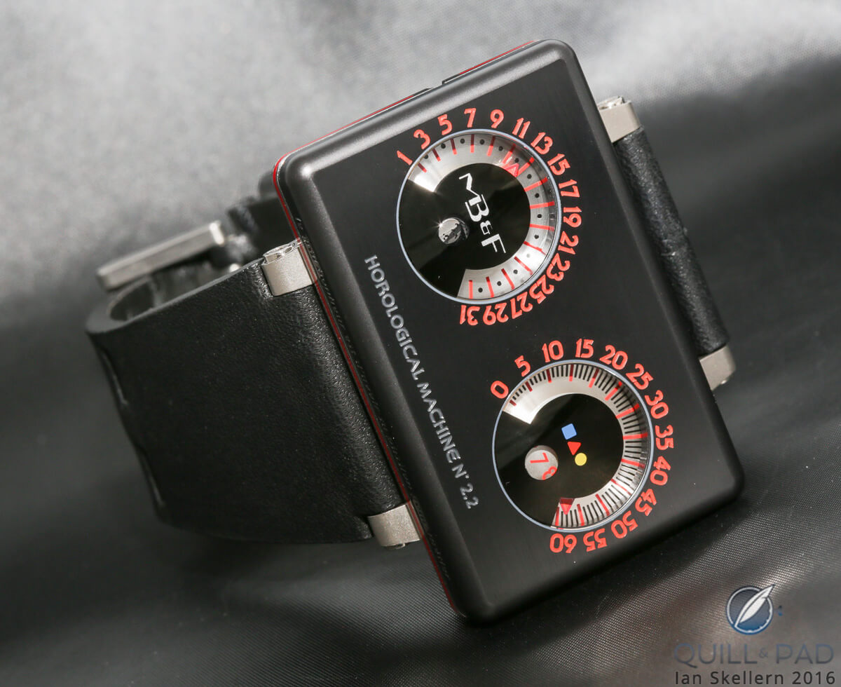 MB&F HM2.2 Black Box by Alain Silberstein was the first of the brand's Performance Art pieces