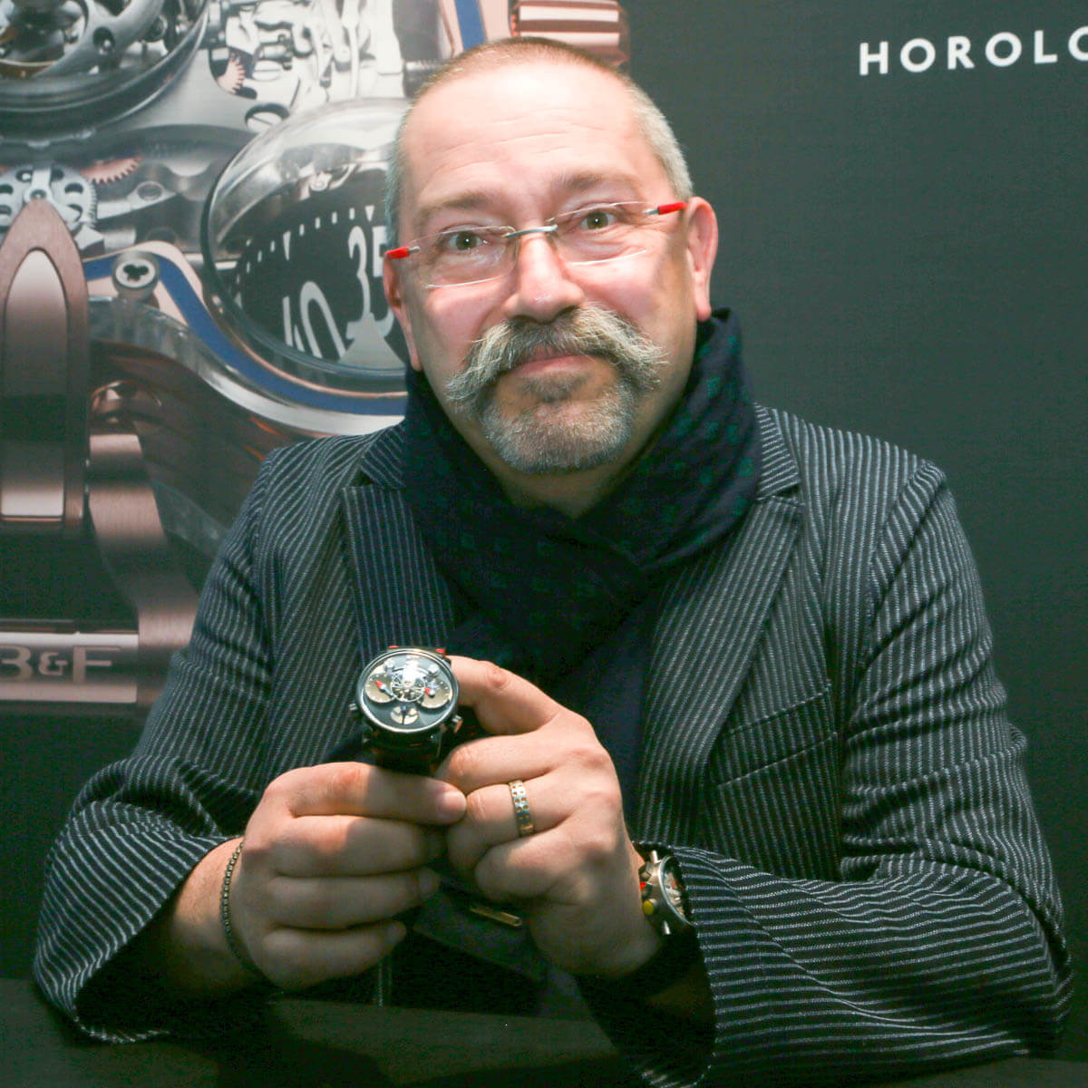 Alain Silberstein with LM1 Silberstein for MB&F