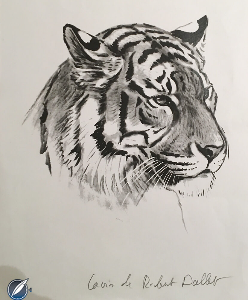 The Hermès Arceau Tigre Email Ombrant started with a sketch by Robert Dallet