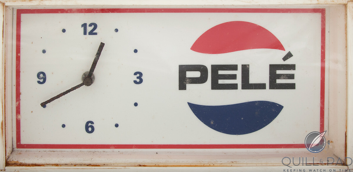 Pepsi clock, lot 426 in Julien’s 