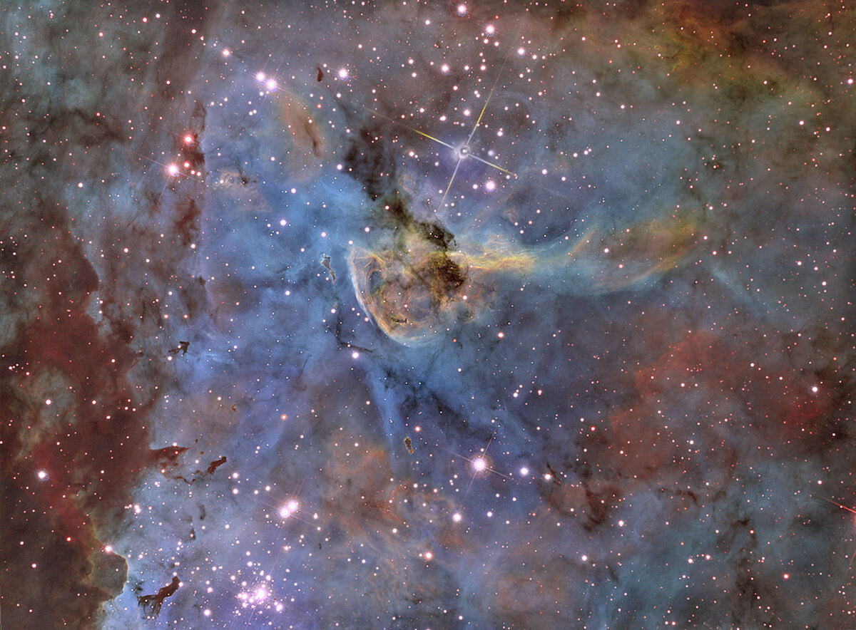The Carina Nebula (photo courtesy NASA)